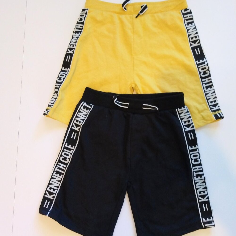 Kenneth Cole New York Yellow and Black Drawstring Shorts Bundle Size 7